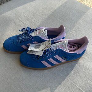 adidas New With Tags Blue / Orchid Fusion / Gum Gazelle Shoes JH7219